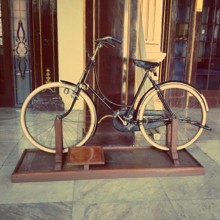 Antique bicycle. 