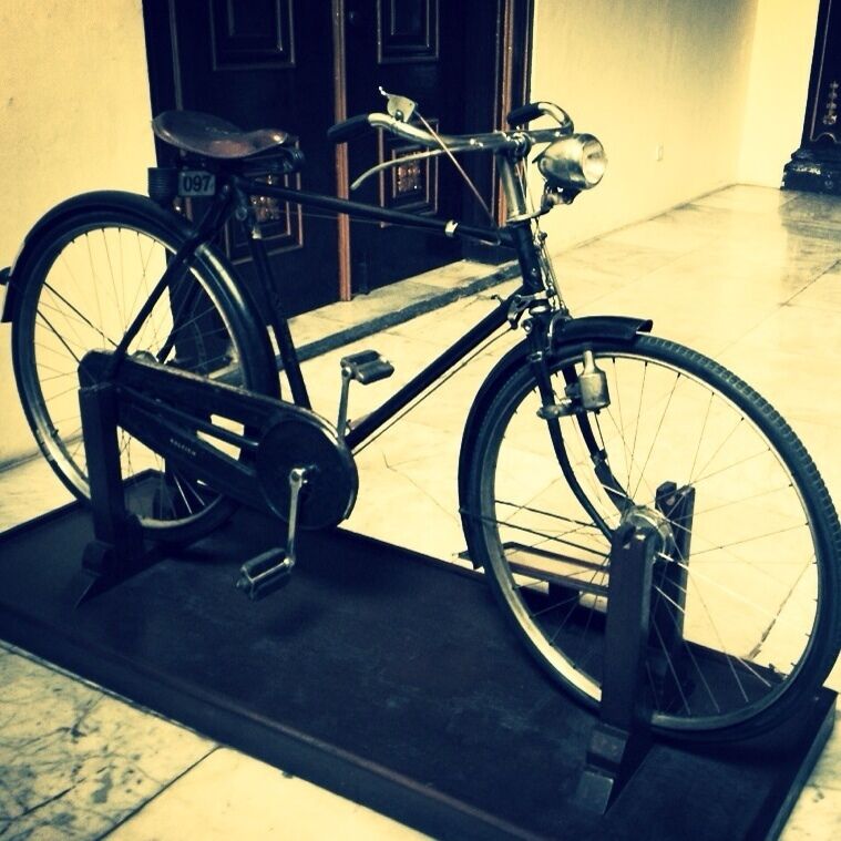 Antique bicycle. 