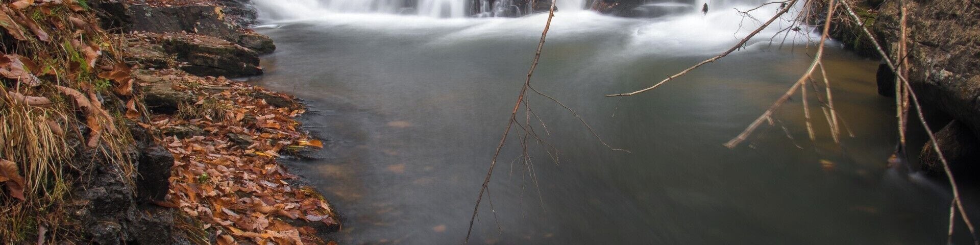 The amazing Chauga Narrows of South Carolina.  The normally calm Chauga River goes crazy for about 200ft turning into a class 6 rapid that is loud and wild.  This small waterfall marks the start of the narrows with the crazy part starting just behind frame.  For a video guide of this destination (along with some epic drone video), please check out https://www.hdcarolina.com/episode/chauga-narrows
#Waterfall