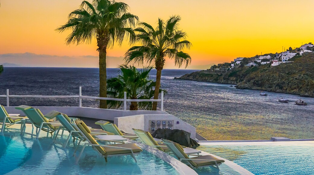 Sunset from mykonosblu grecotel