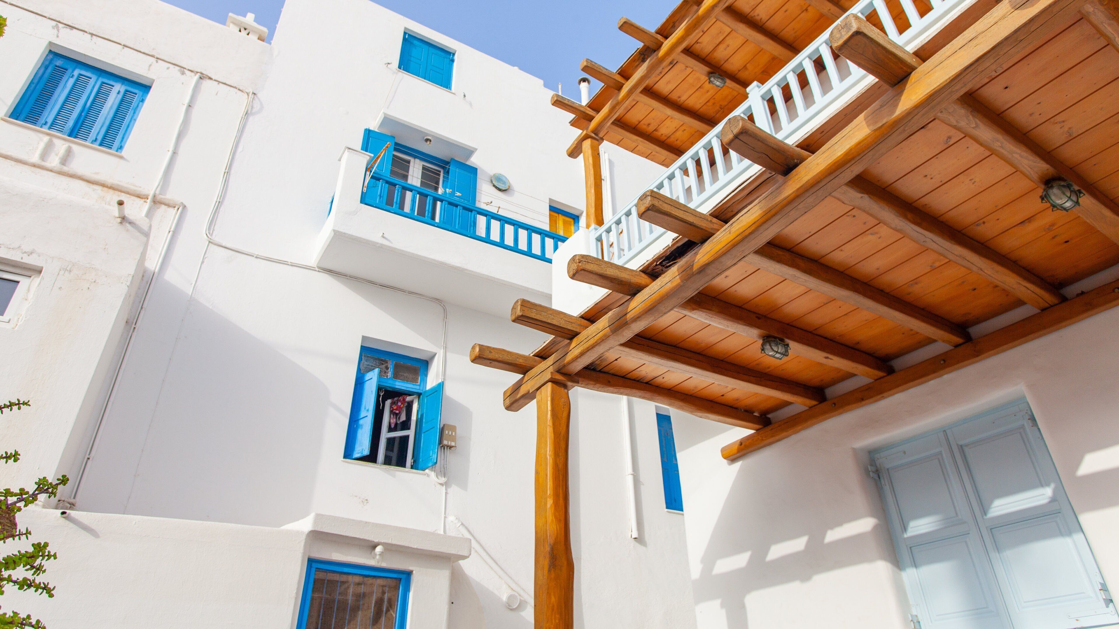 Mykonos Town which includes a house