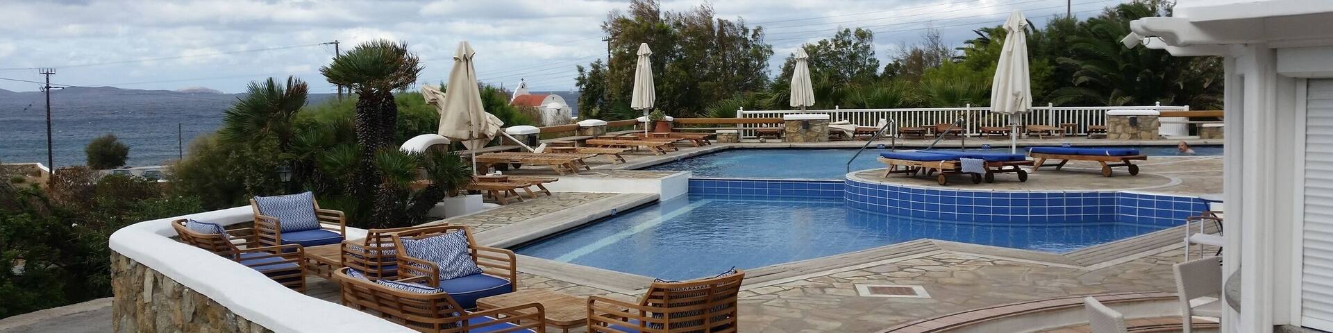 San Marco Hotel: like home!!! ❤ Mykonos, ❤ Greece!