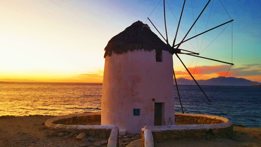 One of windmill at Mykonos