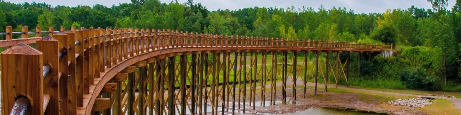 This is a cool new addition to Millennium Park, which features over 1400 acres of trails, a beach, and recreational activities.