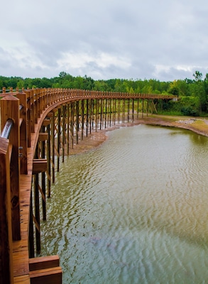 This is a cool new addition to Millennium Park, which features over 1400 acres of trails, a beach, and recreational activities.