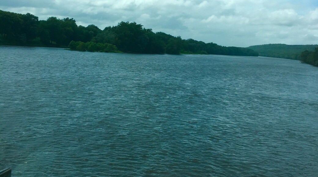 Where Washington crossed the Delaware on December 25-26, 1776 during the revolutionary war. A re-enactment is performed every Christmas Day