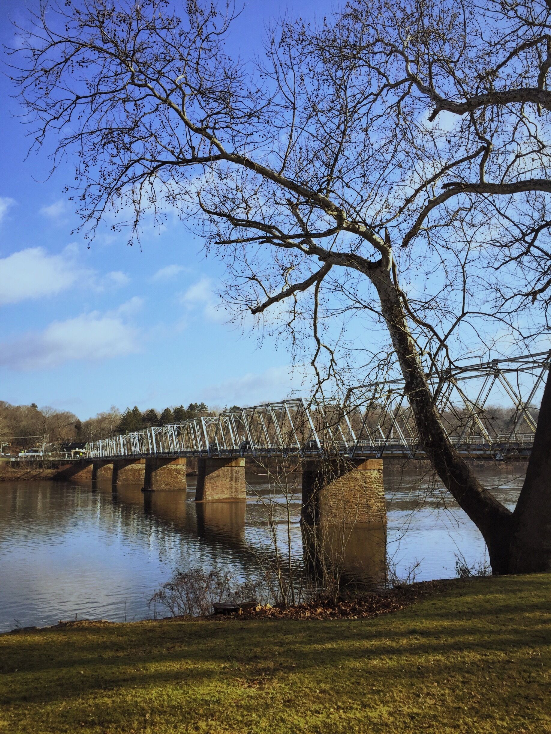 They crossed the Delaware right here...