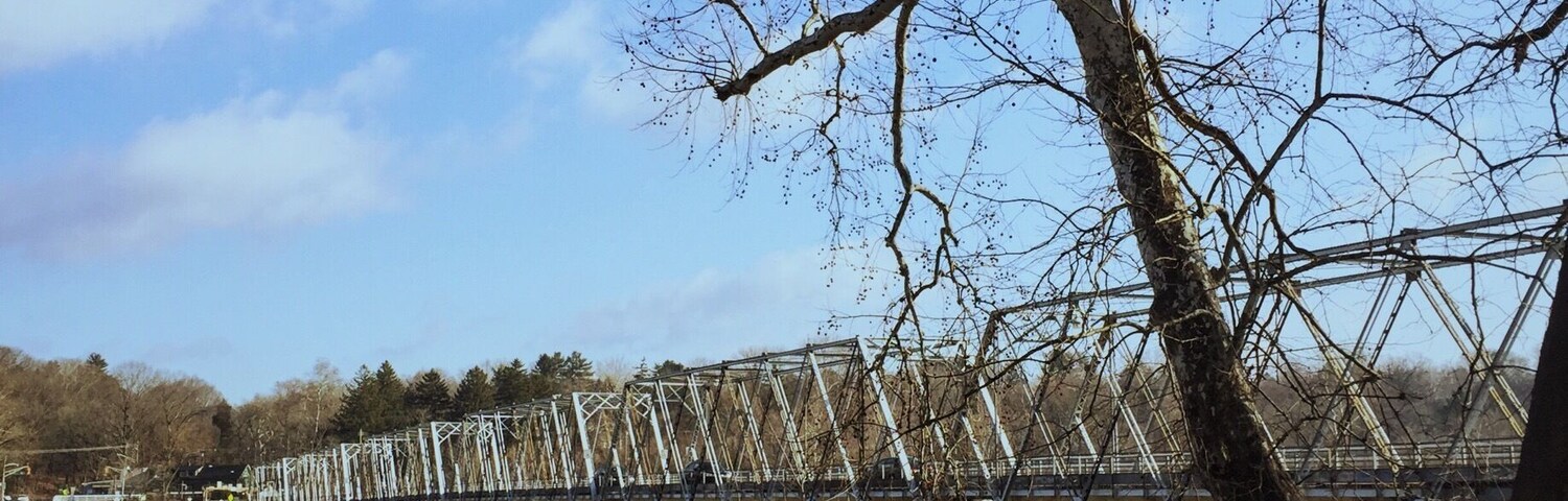 They crossed the Delaware right here...