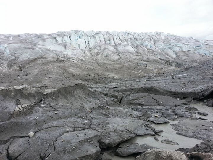 I took a hovercraft tour to the Taku Glacier near Juneau! The runoff from the glacier means a hovercraft is the only way to get this close. Check out Allen Marine Tours for more information......It looks like the moon!