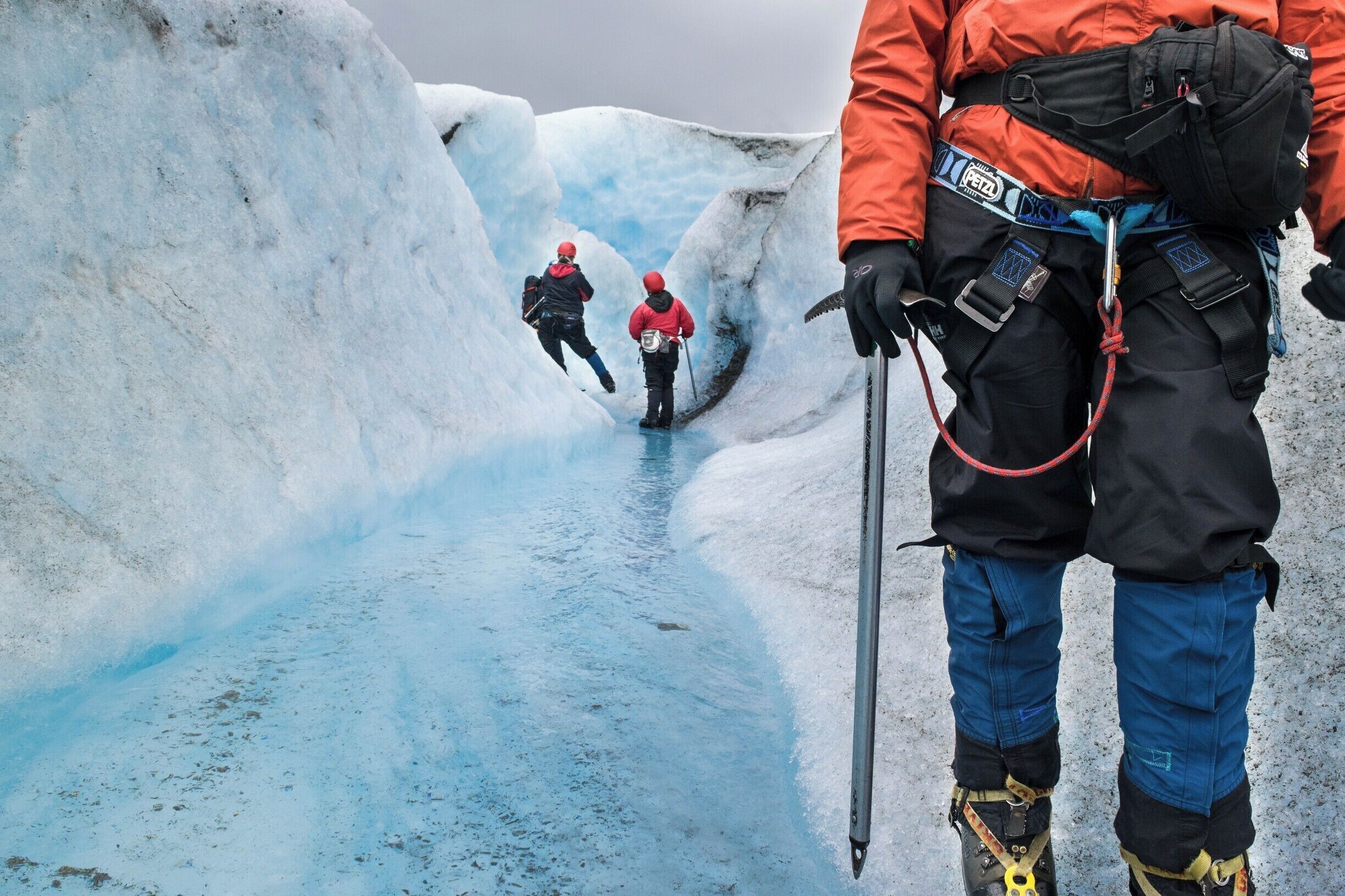 Glacier Trek on the Mendenhall Glacier near Juneau Alaska.  It's a heli excursion provided by most cruise lines. Pricey but worth every cent. The guides are knowledgeable and friendly and will make sure to have lifetime memories. 

#BvSBlue