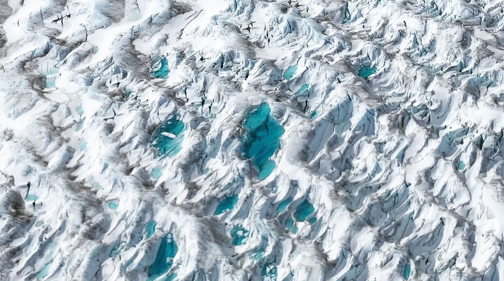 A floatplane offers an eagle’s eye view of the brilliant blue pools of the world’s deepest subalpine glacier. You can hop in one of these classic Alaskan bush planes from the waterfront in downtown Juneau. #BVSBlue