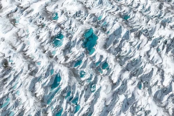 A floatplane offers an eagleâs eye view of the brilliant blue pools of the worldâs deepest subalpine glacier. You can hop in one of these classic Alaskan bush planes from the waterfront in downtown Juneau. #BVSBlue