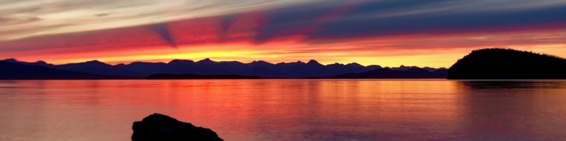 End of summer sunset