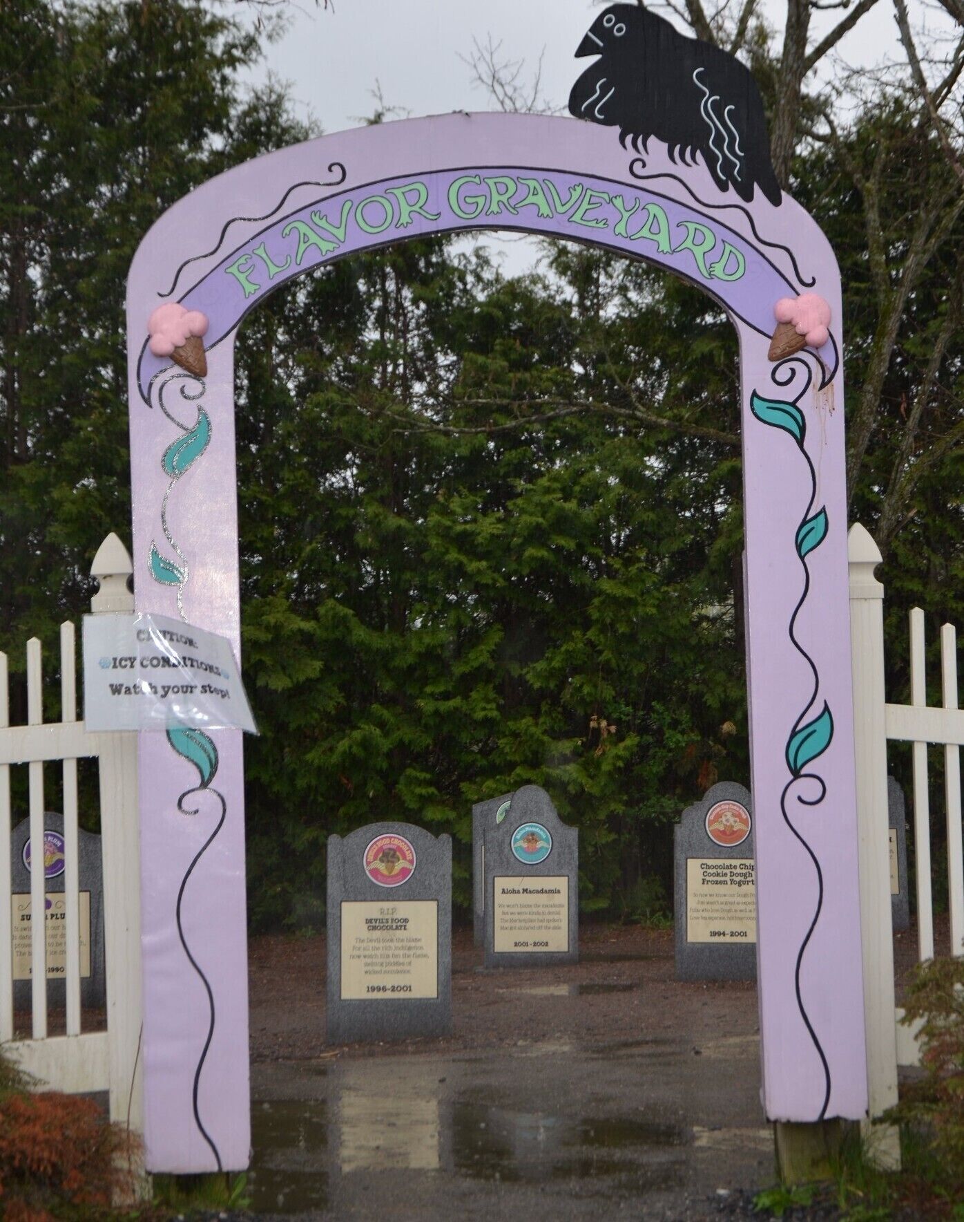 After your tour of the Ben & Jerry's Factory, hit up the Flavor Graveyard to pay homage to your favorite discontinued flavors.
#SweetSpot