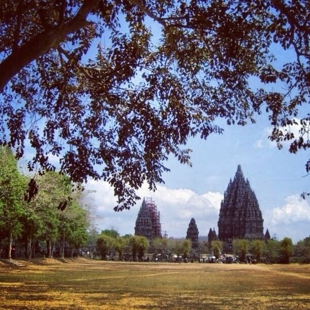 Prambanan Temple, a UNESCO World Heritage Site is the largest Hindu Temple in Indonesia. It is located between the boundary of Yogyakarta and Central Java. This place is dedicated to the gods Shiva, Brahma and Vishnu. It attracts many tourists across the world. #architecture