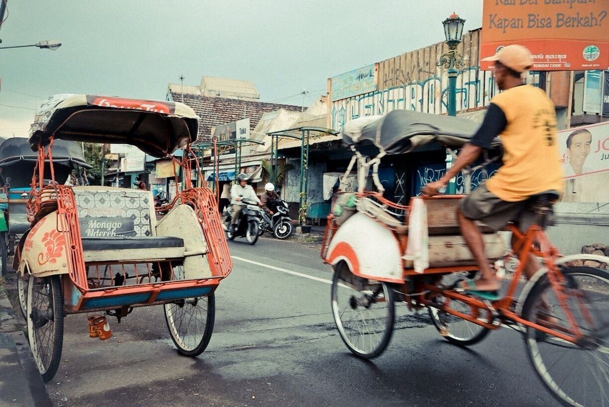 Cyclo is still quite popular in Yogya #localgem