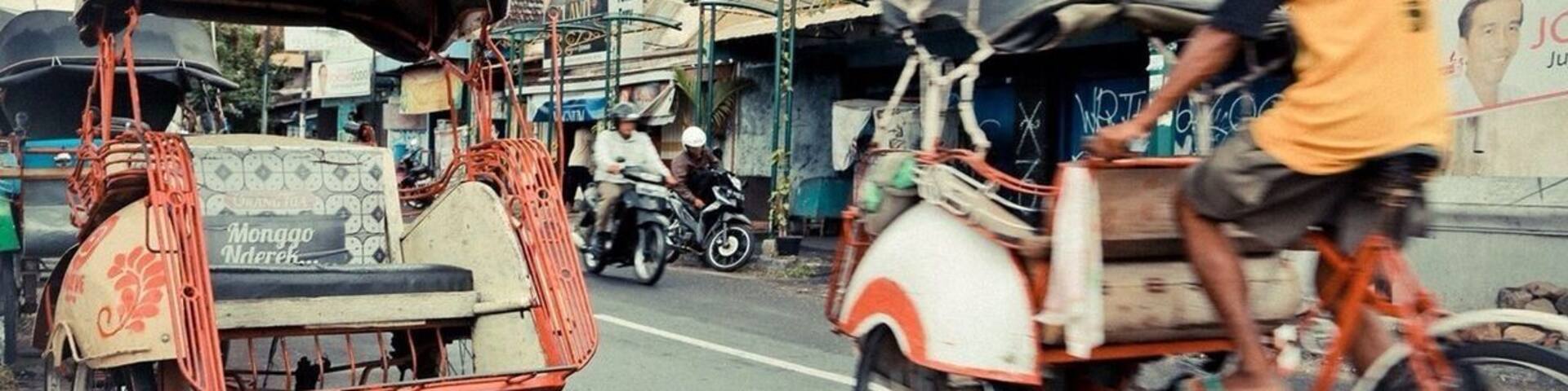 Cyclo is still quite popular in Yogya #localgem