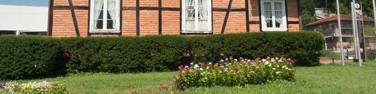 Centro histórico de Joinville, Santa Catarina, Brasil. Traços da imigração alemã na arquitetura.