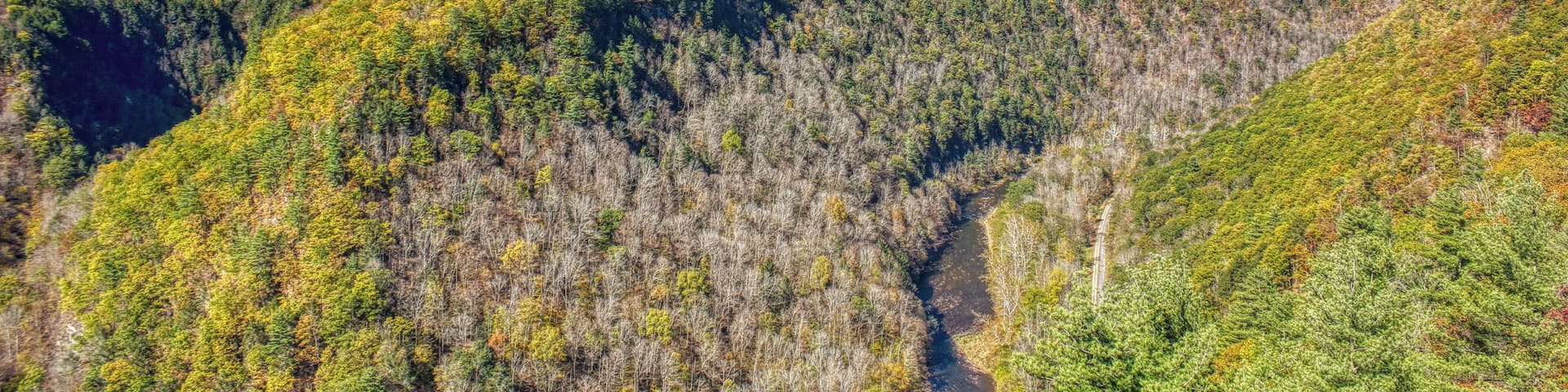 PA Grand Canyon Fall Foliage. Also a great overlook through all seasons