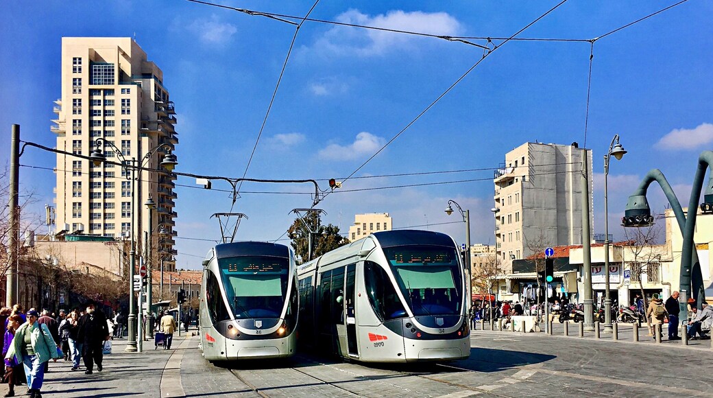 Jaffa Street (רחוב יפו/شارع يافا) is the oldest and longest street in Jerusalem, it crosses the city from east to west, from the Old City walls to downtown Jerusalem. It joins with Ben Yehuda Street and King George Street to form the Downtown Triangle central business district.
Jaffa Street is also a light train runs only street, it will turn to be a pedestrian street on the Sabbath Day, every week.
#Israel #Jerusalem #JaffaStreet #OnTheRoad #LightRail #train