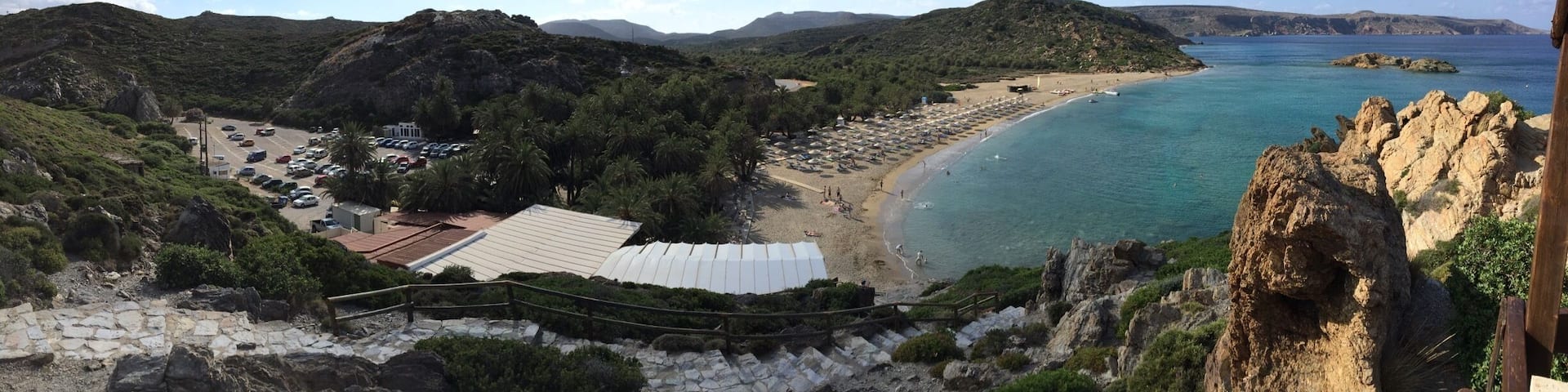 The best beach in Vai, Crete, Greece