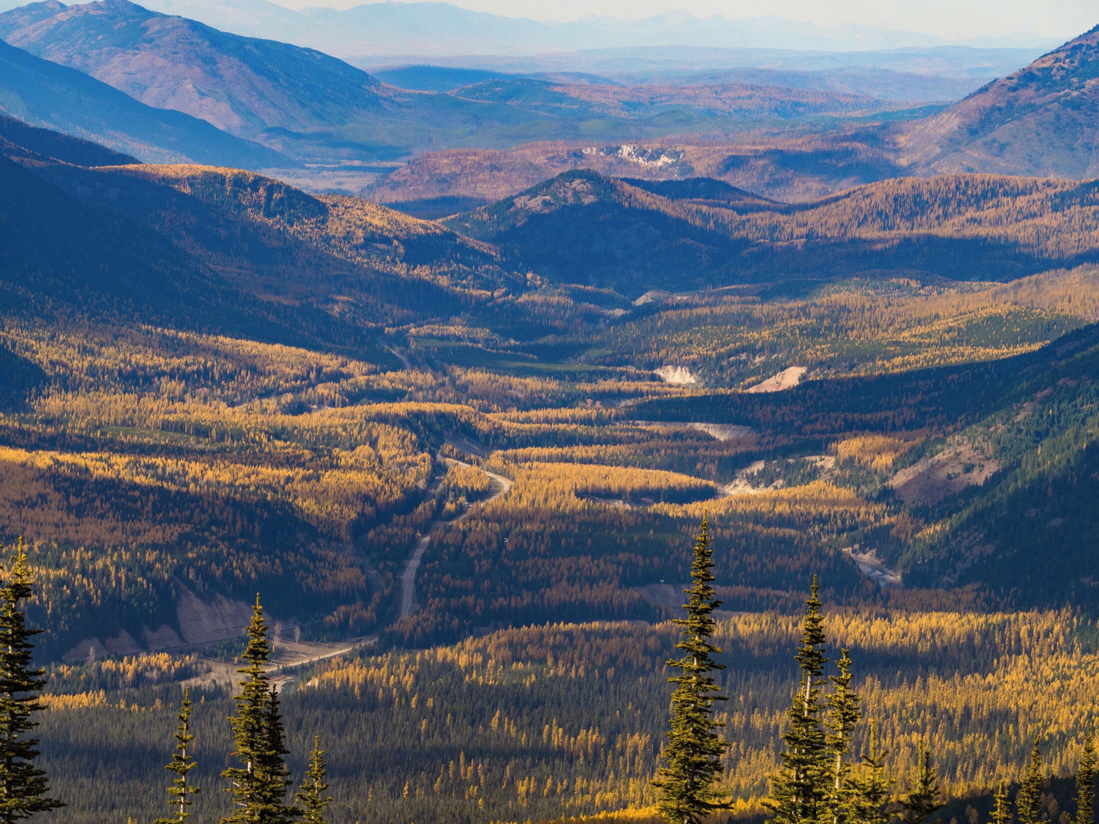 long uphill hike will reward you with a great view. and don't forget to stop at the Izaak Walton Inn for a snack!