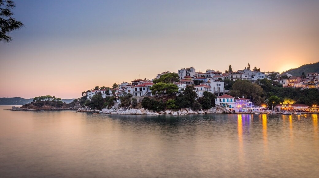Skiathos at sunset