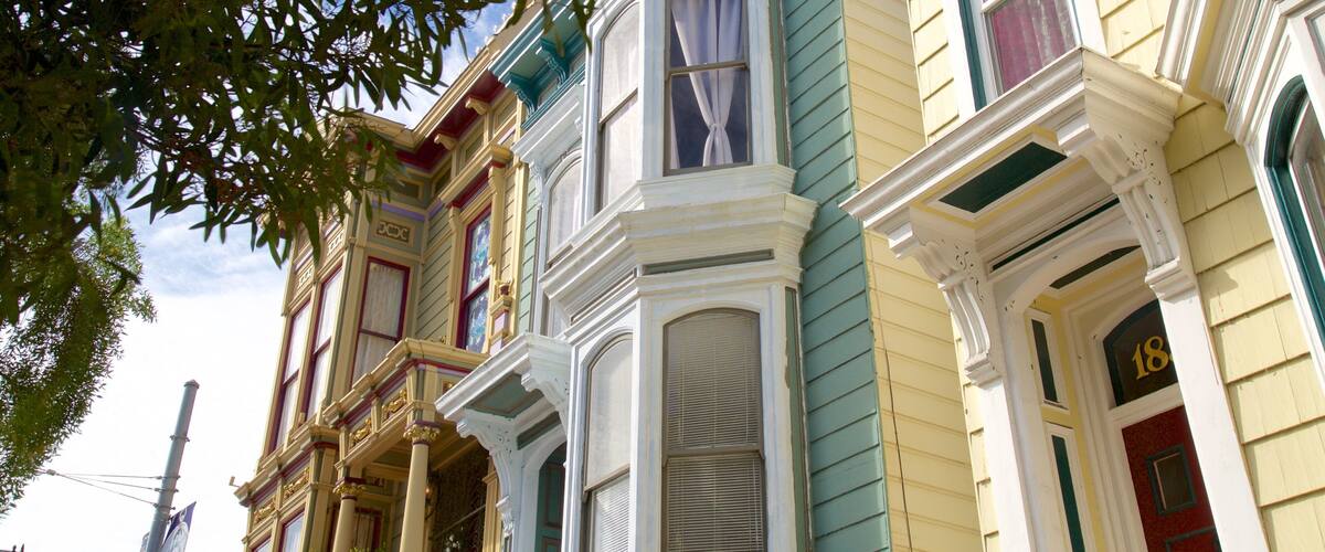 Western Addition showing a house and heritage architecture
