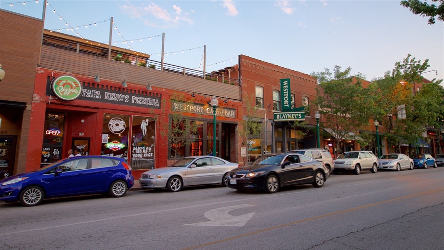 Westport showing a sunset