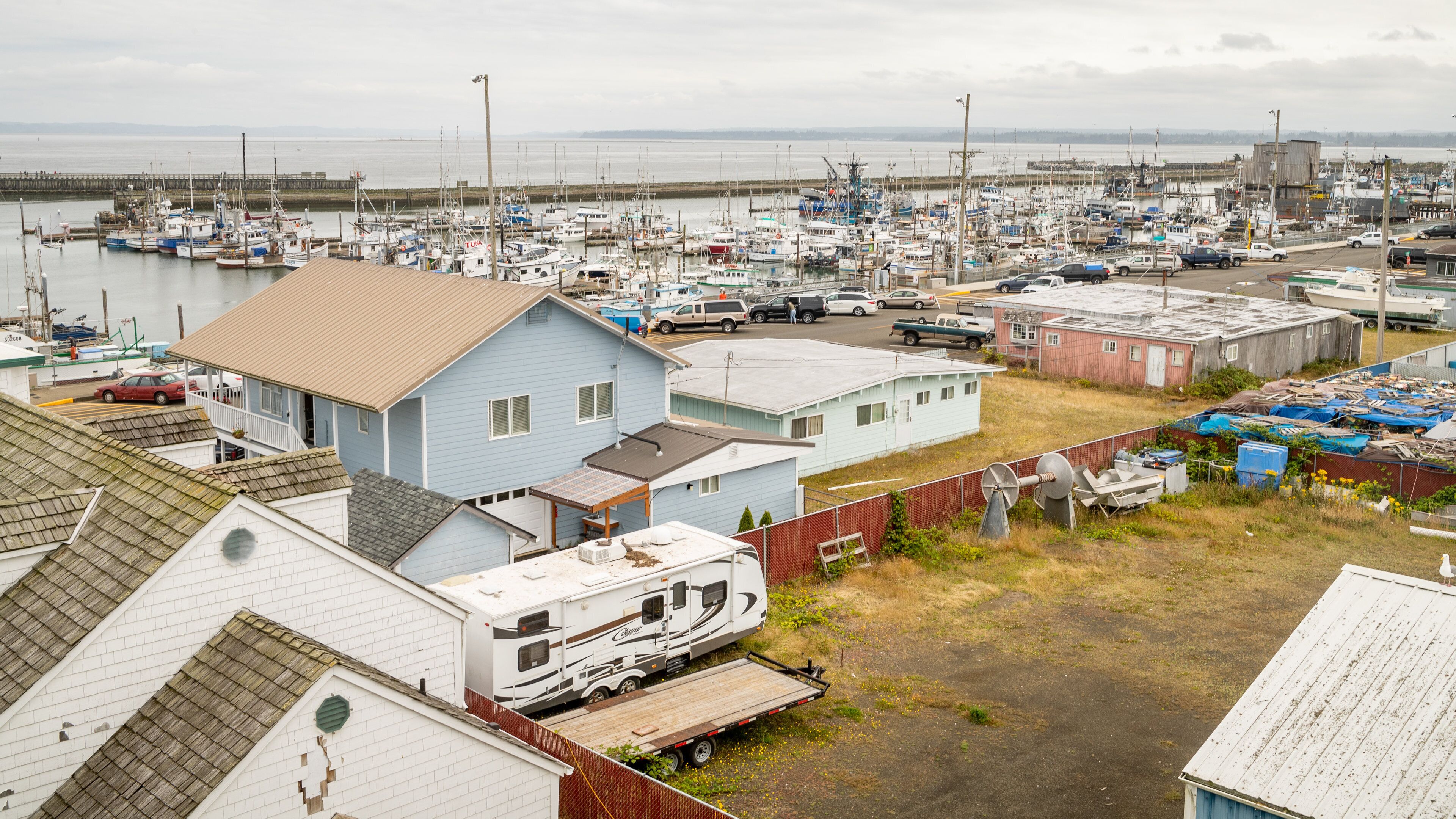 Westport showing a marina and landscape views