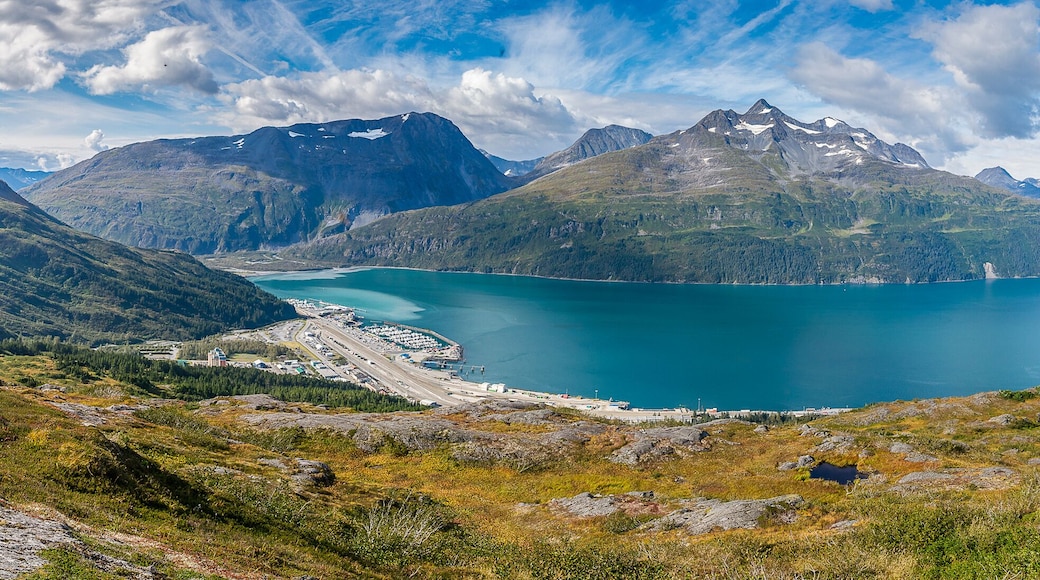 View of the Whittier and surrounding mountains, Alaska