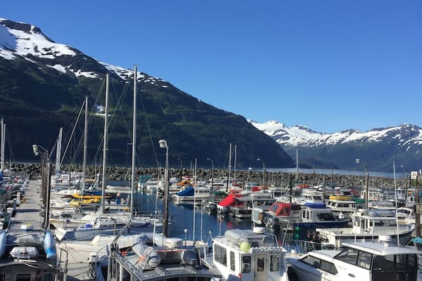 Take the tunnel through the mountain to find this little gem fishing community in Alaska