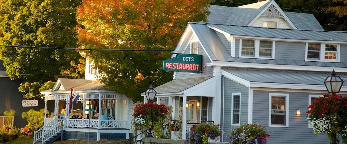 Wilmington featuring a city and autumn leaves