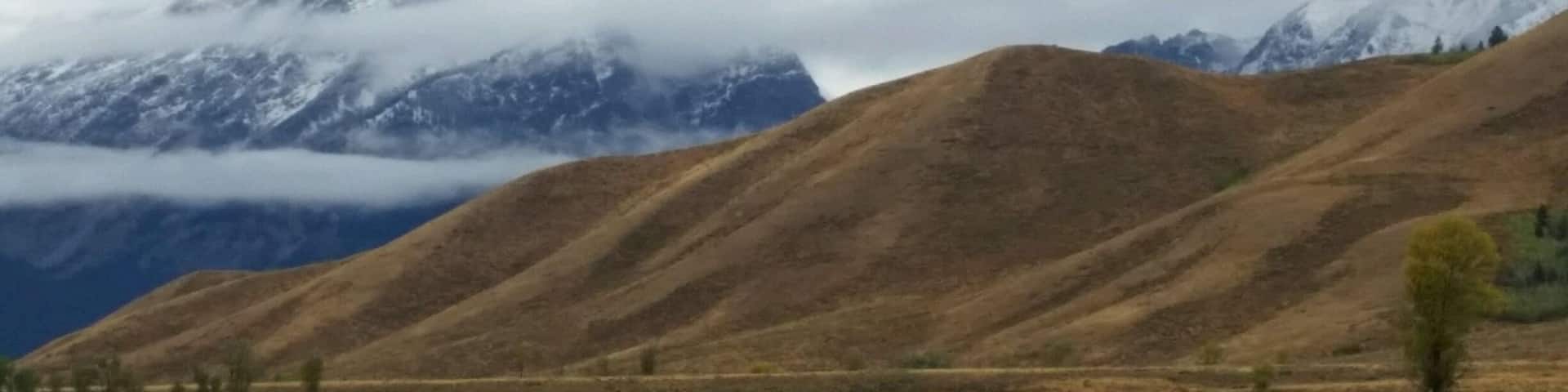 Snow on the Tetons