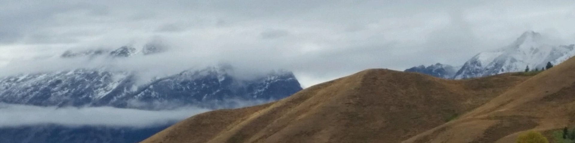 Snow on the Tetons