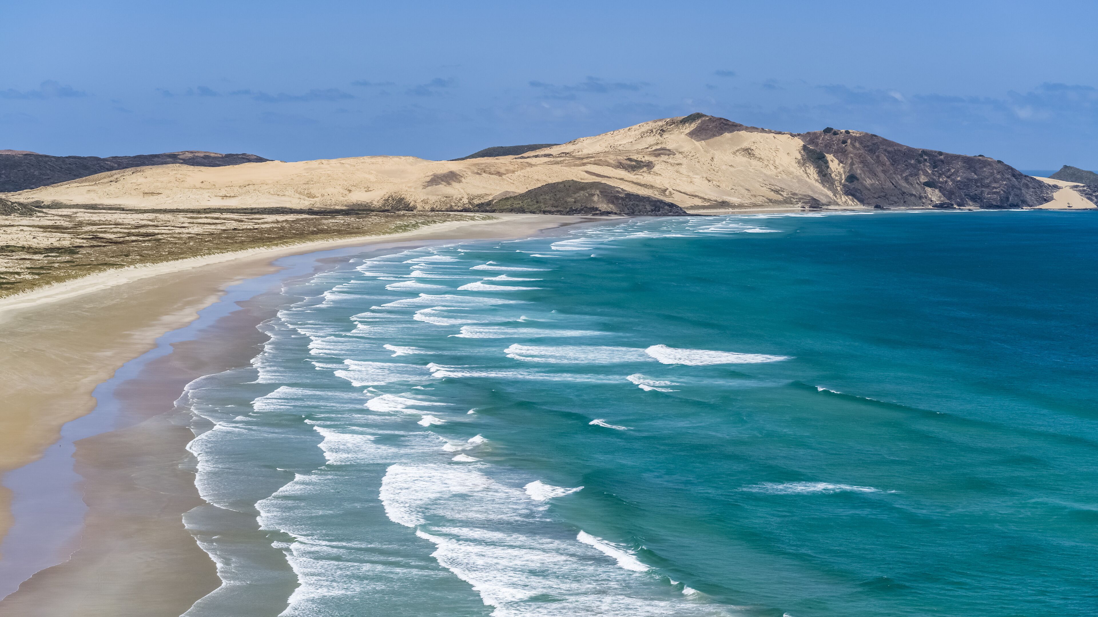 Cape Reinga, the most Northwestern tip of the Aupouri Peninsula, at the northern end of the North Island of New Zealand; Kaitaia, Northland Region, North Island, New Zealand