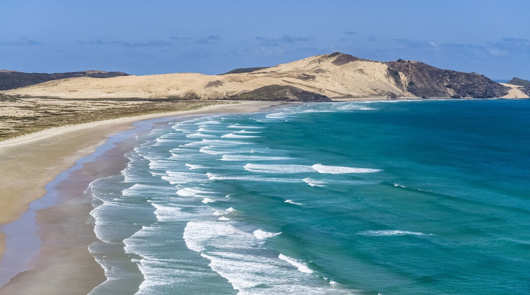 Cape Reinga, the most Northwestern tip of the Aupouri Peninsula, at the northern end of the North Island of New Zealand; Kaitaia, Northland Region, North Island, New Zealand