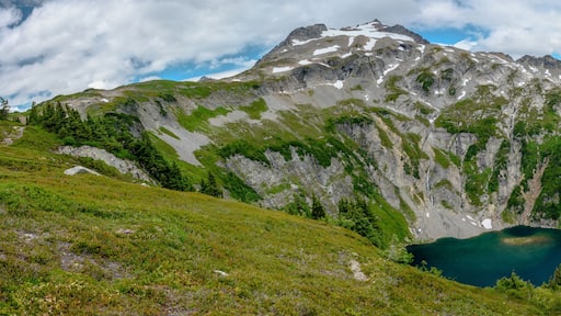 Doubtful Lake Below Sahale Arm and Peak