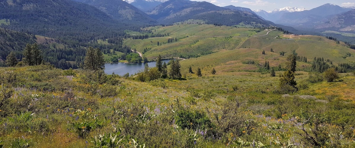 The Patterson Mountain trail in Winthrop, WA, provides stunning views of the Methow Valley and the Sawtooth Range. Go in Spring, and you'll encounter endless wild flowers. One tip - if it's going to be a hot day, save the hike for morning or evening as there is practically no shade along the way. #LifeatExpedia #hike
