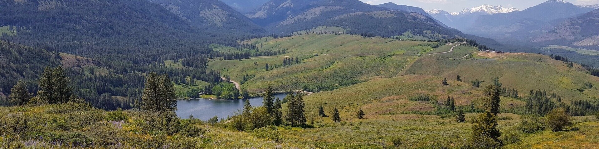 The Patterson Mountain trail in Winthrop, WA, provides stunning views of the Methow Valley and the Sawtooth Range. Go in Spring, and you'll encounter endless wild flowers. One tip - if it's going to be a hot day, save the hike for morning or evening as there is practically no shade along the way. #LifeatExpedia #hike