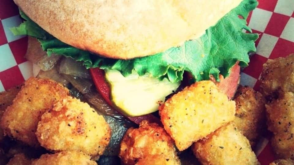 Kailua Style Turkey Burger with Tots