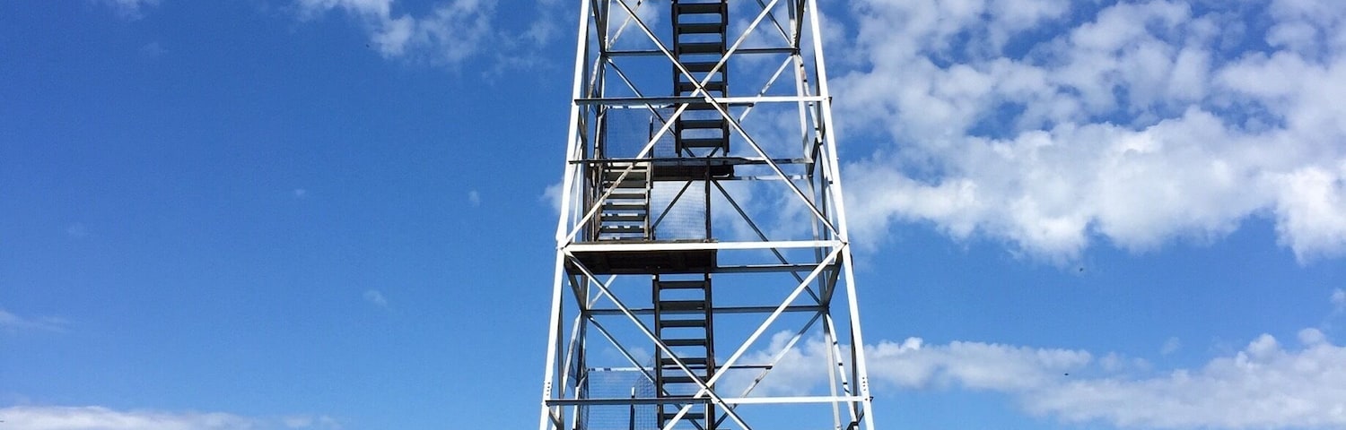 For a 360 experience climb the tower on the Overlook Mountain, Woodstock, NY