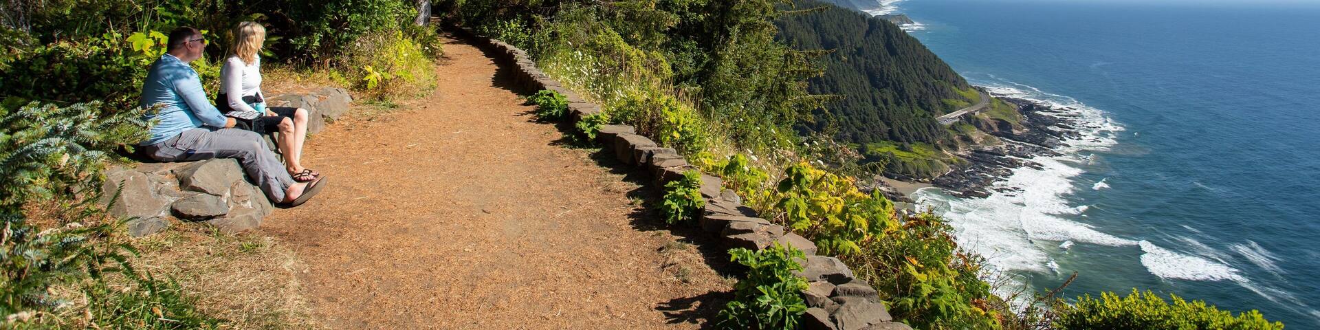 Yachats which includes views and general coastal views as well as a couple