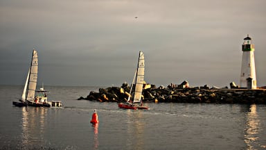 You'll be hard pressed to find an uncrowded #beach in the Santa Cruz/Capitola area but New Brighton is a must visit anyway. Beautiful sandy beach, sail boats, parasailing, volleyball, camping and a #lighthouse ! You just can't beat it.