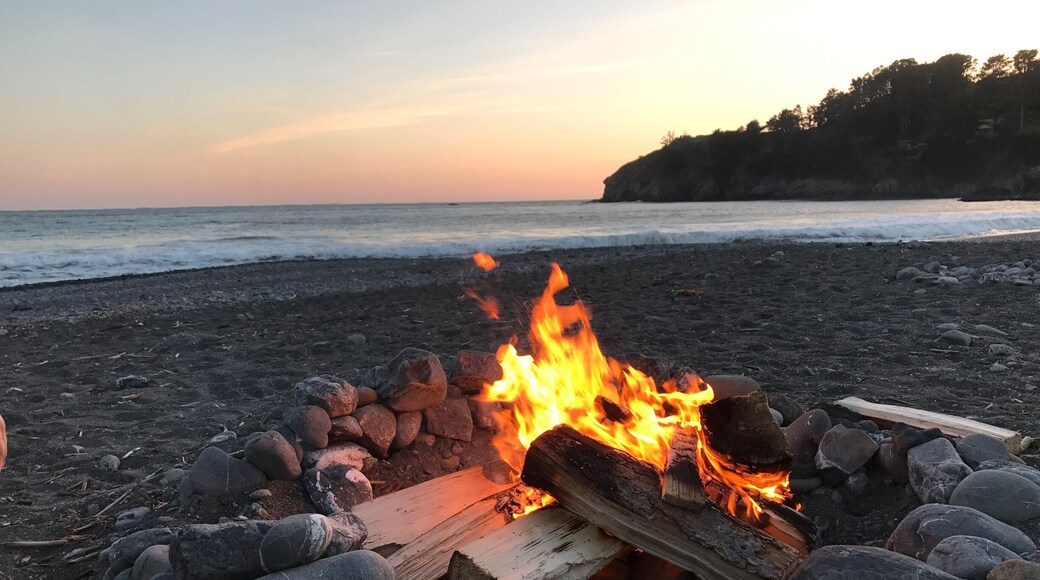 #beach #california #bondfires
