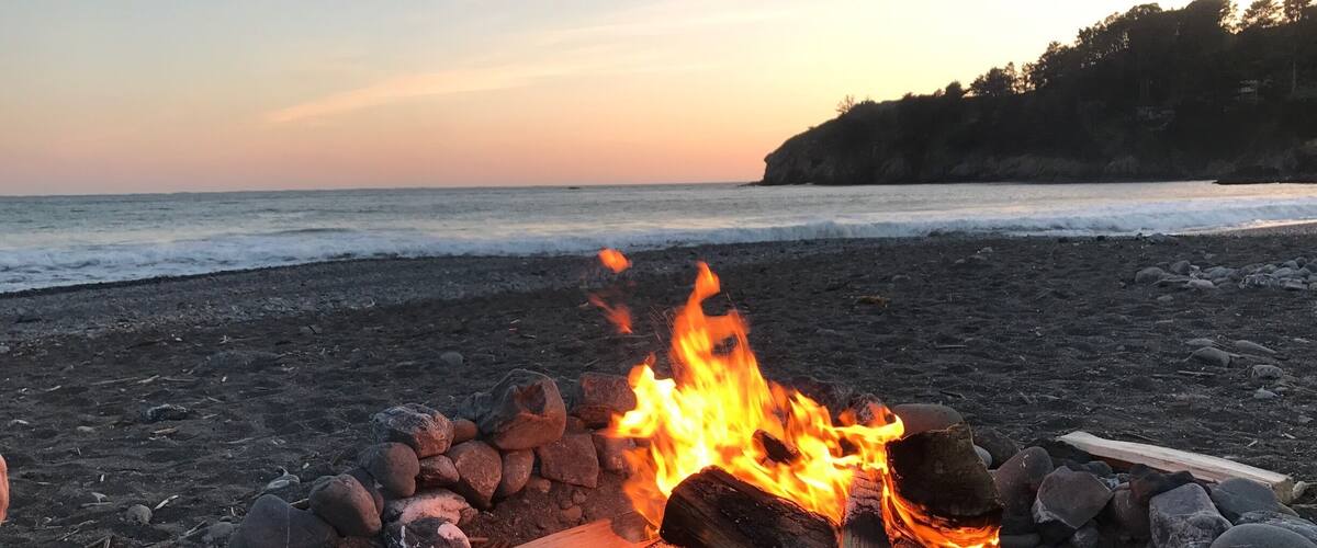 #beach #california #bondfires