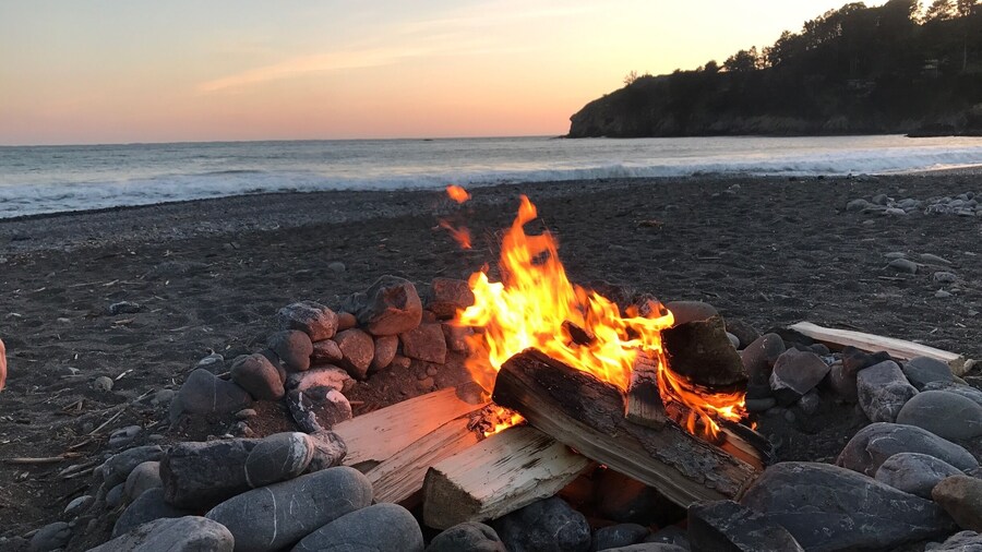 #beach #california #bondfires