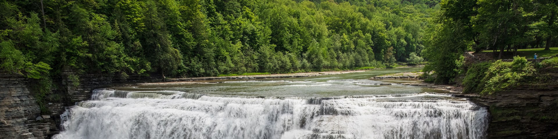 Middle Falls of the Genesee River, Letchworth State Park, Portageville, NY