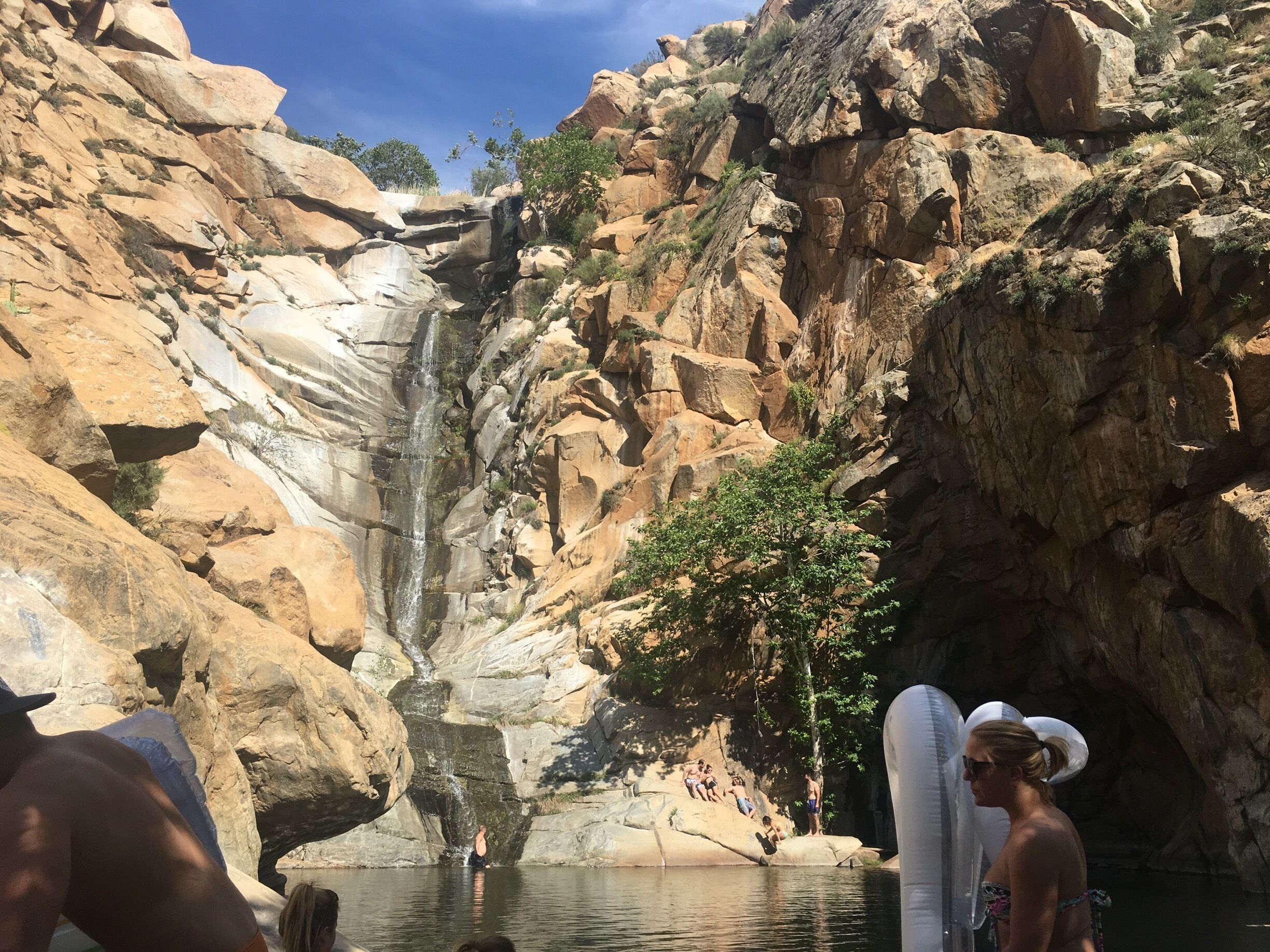 One of my favorite hikes! This is definitely one of the harder hikes. It’s so bloody hot and can be brutal if you run out of water. Luckily once you make it to the bottom, you can relax by the waterfall. People bring floaties & you’ll catch some people jumping off the rocks. #LikeALocal