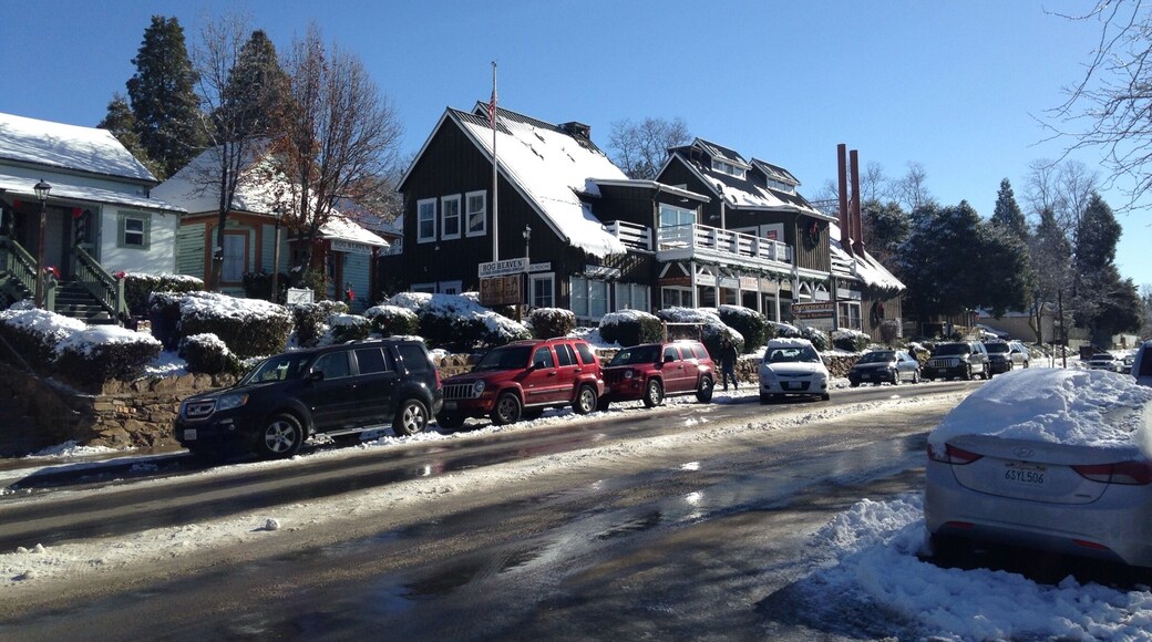 Street view after snowing day